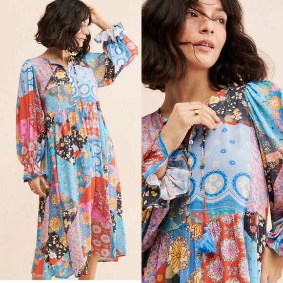 Spell & The Gypsy Cha Cha Boho Midi Dress | Free People | Medium - Picture 3 of 13